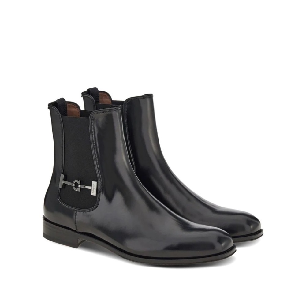 COPY - COPY - Salvatore Ferragamo (Black) Isidoro Nero Calf size 11